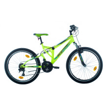 Велосипед Bikesport PARALAX 24'', 380мм, електриково зелен