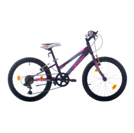 Велосипед Bikesport VIKY 20'', 240мм, 6 скорости, тъмно виолетов width=