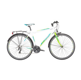Велосипед Bikesport TEMPO TREK 28", 580 мм, бяло-зелен width=