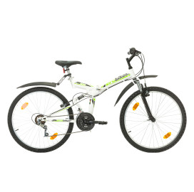 Велосипед Probike FOLDING FSP 26", 460 мм, бяло-зелен width=