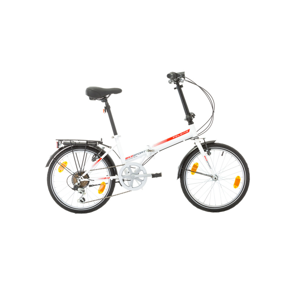 Велосипед Bikesport FOLDING 20", Сгъваем, Бял