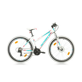 Велосипед Sprint TORNADO LADY 27.5", 430 мм, Бял width=