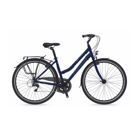 Велосипед Shockblaze BEVERLY LADY 7 SP, 28", 480 мм, Тъмно син width=