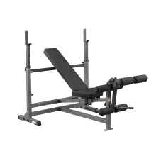 Многофункционална Пейка | Лежанка Body-Solid GDIB46LB, черна, профи