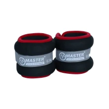 Тежести за ръце и крака MASTER 2 x 0,5 кг, неопренови 