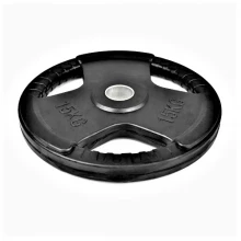 Гумиран диск Bodyflex Ф50, 15 кг, със захват