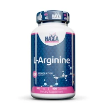 Аминокиселина Haya Labs L-Arginine 500mg