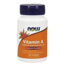 Витамин NOW Vitamin A 10,000 IU,100 капс.