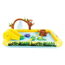 Надуваем басейн JILONG Jungle 214 x 167 x 85cм