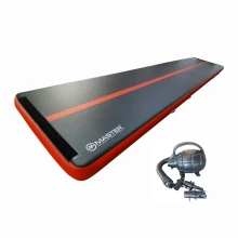 Постелка MASTER 800x150x20cм, черно-червена, надуваема