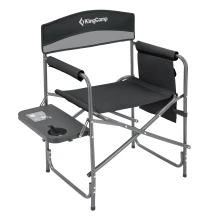 Стол за къмпинг  KING CAMP ASH B10, сгъваем, черно-сив