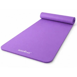 Постелка за йога Bodyflex NBR, 183x60, 1 см, лилава