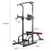 Станция за набиране, кофички + пейка Bodyflex 400 Chin up width=