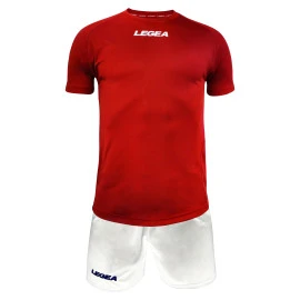 Футболен екип Legea Lipsia, червено-бял width=