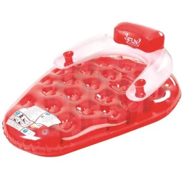 Надуваем дюшек JILONG Matt Strawberry, 165 x 120 см width=