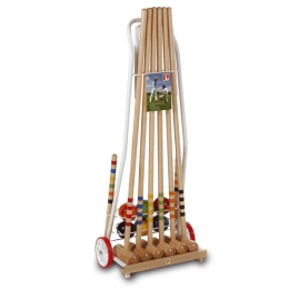 Крокет LUCIO LONDERO с метална количка за 6 играчи