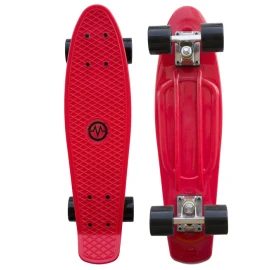 Пениборд MASTER 22'' от пластмаса, червен width=