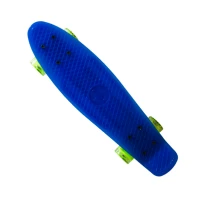 Пениборд MASTER 22" със светещи колела, син