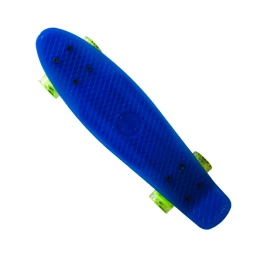 Пениборд MASTER 22" със светещи колела, син