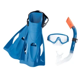 Комплект за гмуркане с плавници BESTWAY Hydro Swim 25020 - син width=