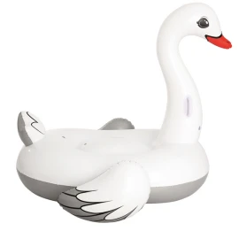 Надуваем дюшек BESTWAY Swan Rider 168 x 155 см