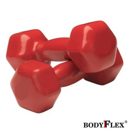 Гири с винилово покритие Bodyflex 2 броя x 5 кг width=
