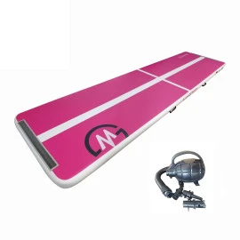 Постелка MASTER 400x100x10см, розово-бяла, надуваема width=
