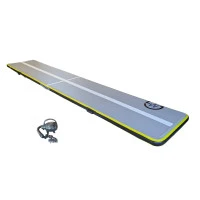 Постелка MASTER S-Pro 600x100x10cм, сиво-черна, надуваема