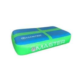 Постелка MASTER 60x100x20см, синьо-зелена, надуваема width=