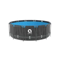 Басейн AVENLI Steel Super Black Wood 366 x 100 см