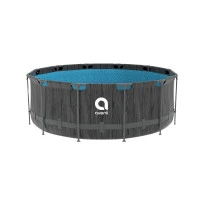 Басейн AVENLI Steel Super Black Wood 366 x 122 см