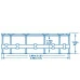 Басейн AVENLI Steel Super Black Wood 366 x 122 см width=