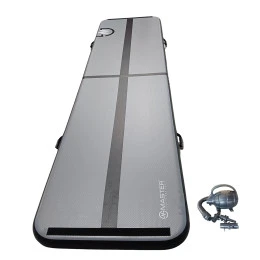 Постелка MASTER 400x100x10см, сиво-черна, надуваема