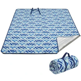 Одеяло за пикник KING CAMP Ariel XXL 200 х 200 см, синьо