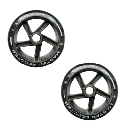 Резервни колела без лагери  MASTER 145 мм, за тротинетка, черни