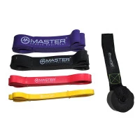 Ластици за тренировка MASTER Latex Power Bands, 2–55 кг