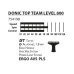 Хилка за тенис на маса  DONIC Top Team 800