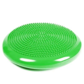 Диск за баланс 33см, масажен, зелен width=