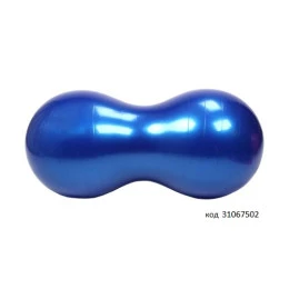 Гимнастическа топка ролер 85х40 см, синя