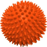 Топка масажна 70мм, плътна, оранжева