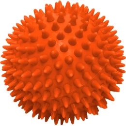 Топка масажна 70мм, плътна, оранжева