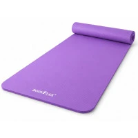 Постелка за йога Bodyflex NBR, 183x60, 1 см, лилава
