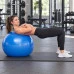 Топка за пилатес и гимнастика Bodyflex Anti Brust, 65 см, синя
