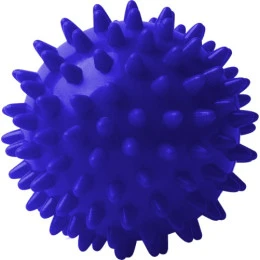 Топка масажна 70мм, плътна, синя