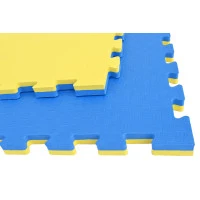Татами Bodyflex 100x100x4cм, синьо-жълто 