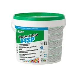 Лепило за гумени настилки Mapei Ultrabond Eco V4 SP, 14кг, професионално