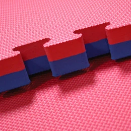 Татами Bodyflex 100x100x2,5cm, червено-синьо