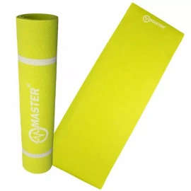 Постелка за йога MASTER Yoga, 173x60х0,4 см, зелена width=
