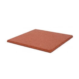 Гумени плочи 50 х 50 х 2 см, червени