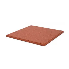 Гумени плочи 50 х 50 х 3 см, червени width=